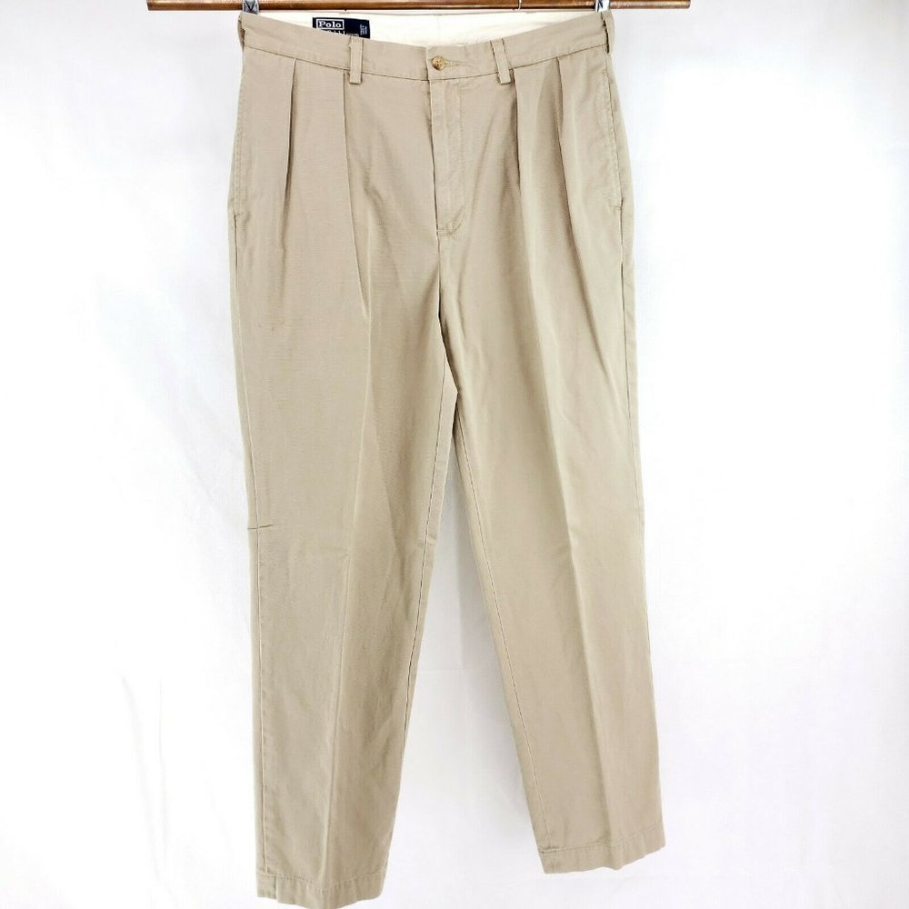 Ralph Lauren Polo 34x34 Andrew Chinos Khakis VTG